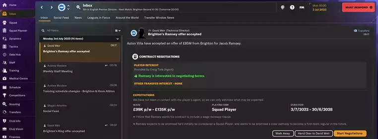 Biggest transfer budgets in Football Manager 2024