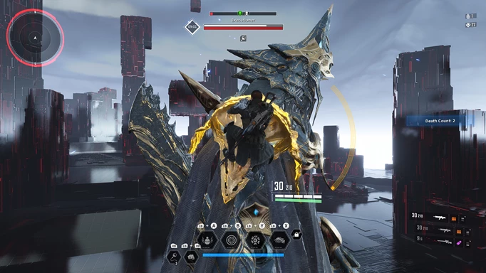A gameplay screenshot from The First Descendant