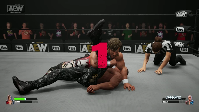 Kenny Omega pins his opponent in AEW: Fight Forever