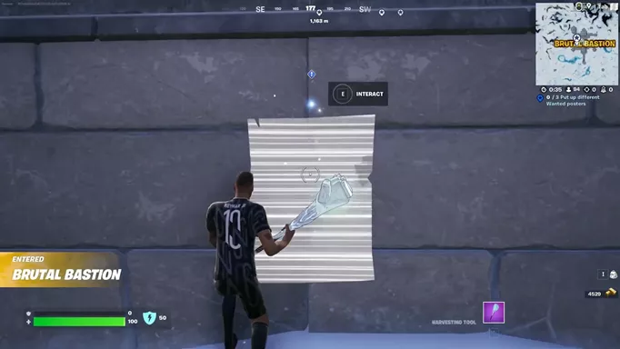 Put up different Wanted posters quest guide Fortnite