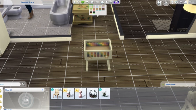 Sims 4, золотая награда за событие детского душа