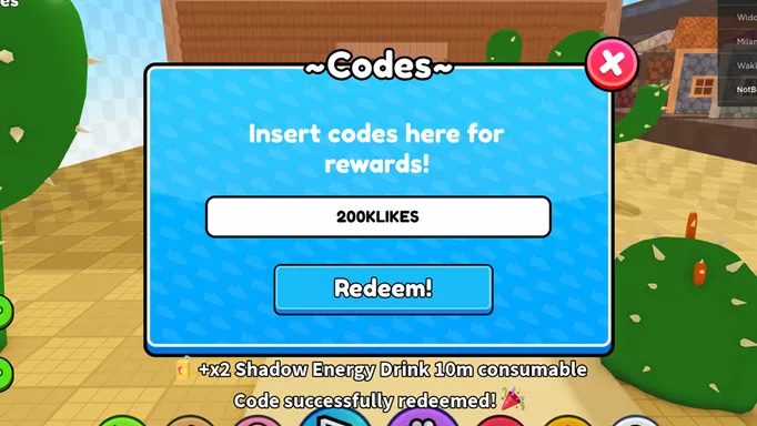 All active Kick Door Simulator codes for free gems and spins