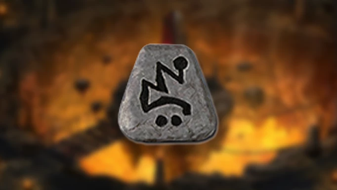 The Zod Rune as it appears in Diablo 2.