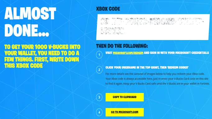 to redeem codes in Fortnite