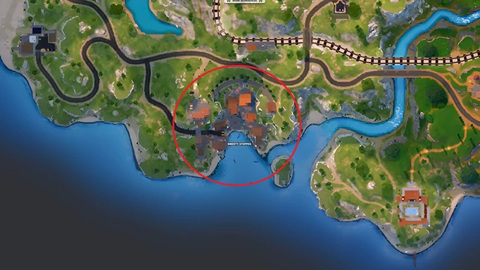 Where on the map you can find Peter Griffin in Fortnite