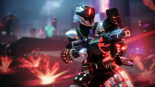 Destiny 2 Lightfall screenshot showing a character in combat