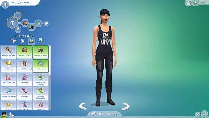 Misery Traits Mod in The Sims 4