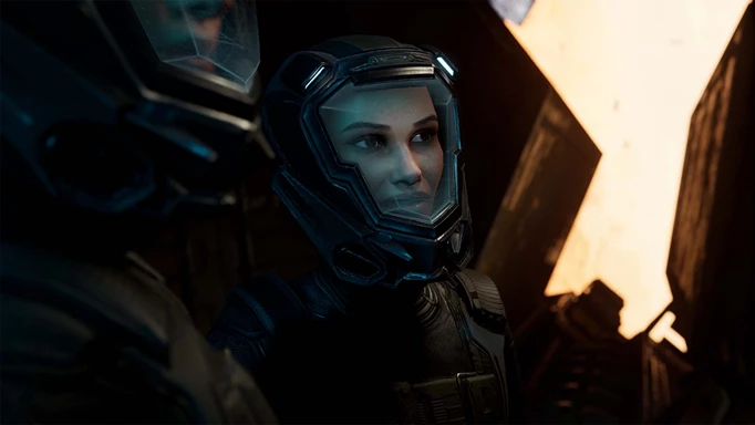 Key art of a character in a space suit in The Expanse: A Telltale Series