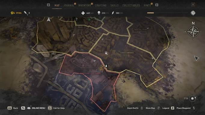Dying Light 2 Black Duck Locations Map 3