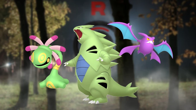 Cradily, Tyranitar and Crobat in Cliff's team