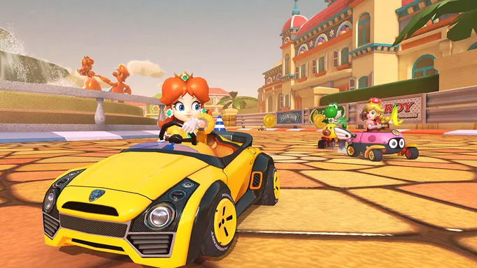 Daisy in Mario Kart 8 Deluxe