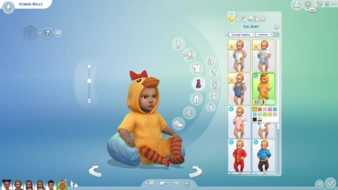 The Sims 4 Growing Together review Create-A-Sim items