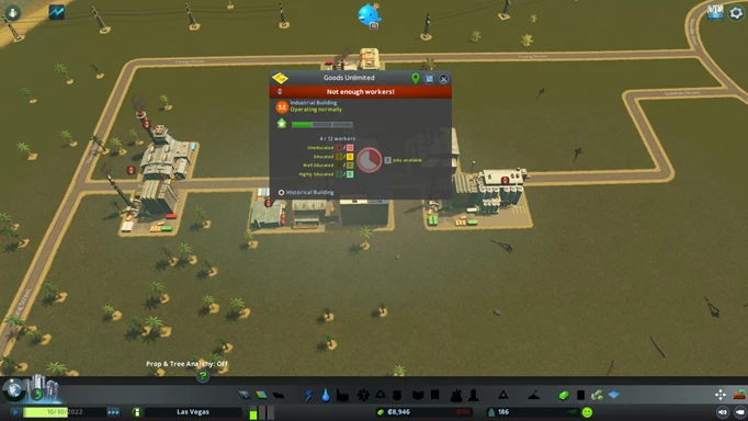 Cities Skylines not enough workers details