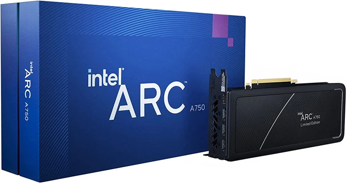 Лучший бюджетный графический процессор: Intel Arc A750