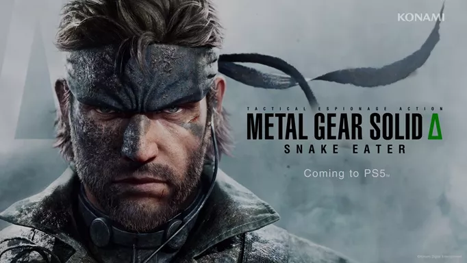 Key art for Metal Gear Solid Delta: Snake Eater.