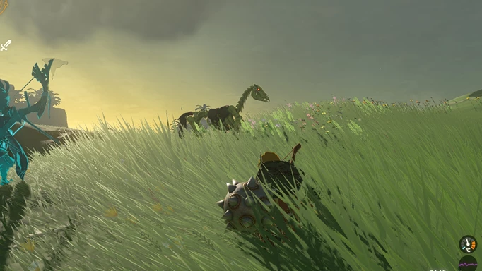 Screenshot of a skeleton horse in Zelda: Tears of the Kingdom
