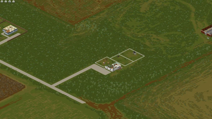 Ranch north of Rosewood in Project Zomboid