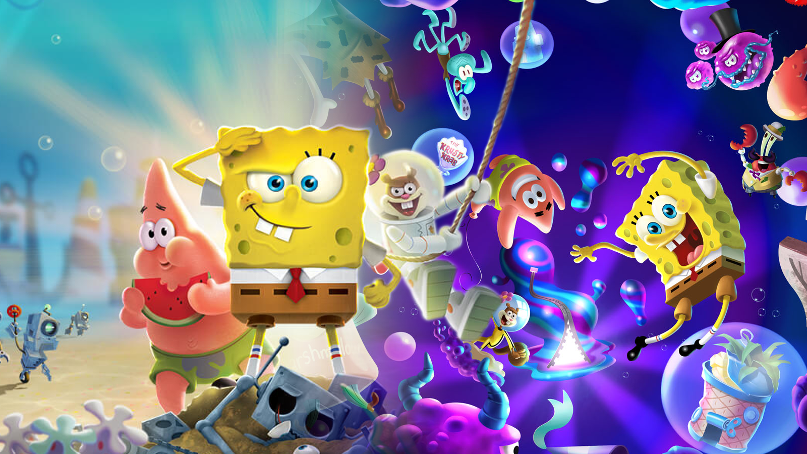 Spongebob the cosmic shake на андроид. Губка Боб Космик Шейк. Губка Боб квадратные штаны: the Cosmic Shake. Губка Боб the Cosmic. Губка Боб игра 2023.