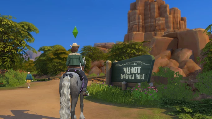 In-game screenshot of Chestnut Ridge in The Sims 4 Horse Ranch