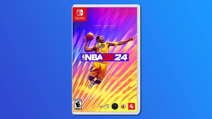 The cover of NBA 2K24 on Switch