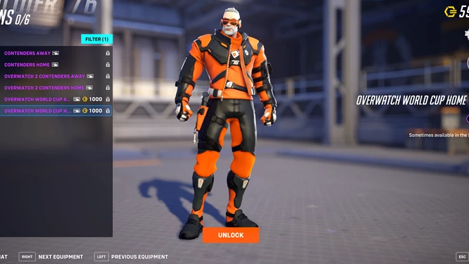 Blizzard Entertainment, Soldier 76 in orange World Cup skin