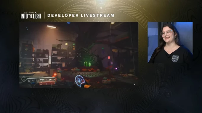 Destiny 2 spooky tree in Developer Livestream