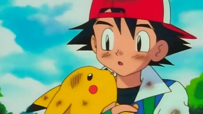 Ash and Pikachu Pokemon Anime Episode 1