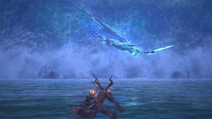 Image of Ifrit and Leviathan in The Rising Tide DLC for Final Fantasy 16