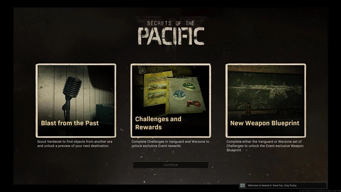 COD Warzone Secrets of the Pacific explainer.