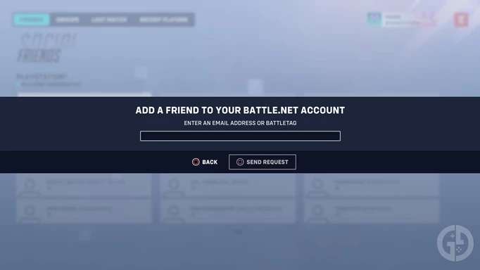 Overwatch 2 add friend