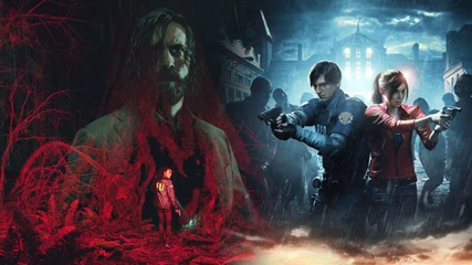 Alan Wake 2 Resident Evil 2 Combined Image