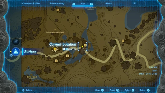 Worten map location in Zelda: Tears of the Kingdom