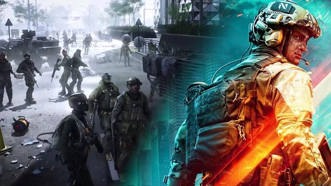 Battlefield 2042 poster and bots