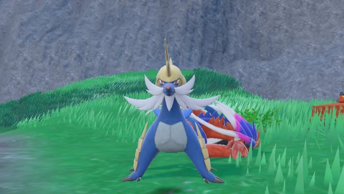 Samurott, one of the best Inteleon Tera Raid counters in Pokemon Scarlet and Violet