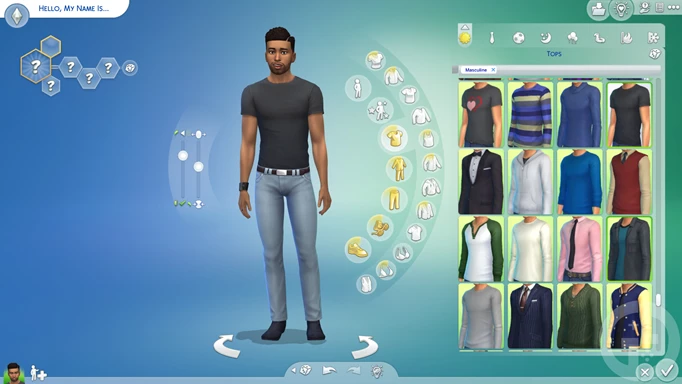 Screenshot of the more columns mod in The Sims 4