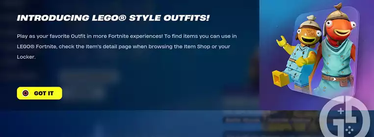 How to check if skins carry over to LEGO Fortnite