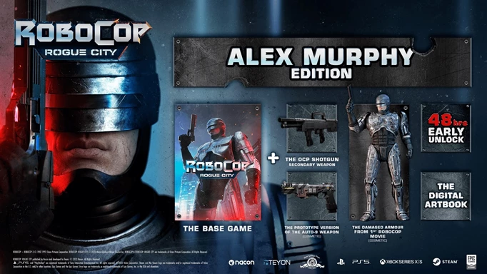 the RoboCop: Rogue City Alex Murphy edition, which offers early access