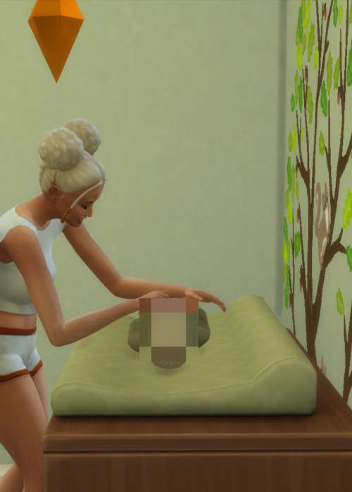 How to use the changing table in The Sims 4