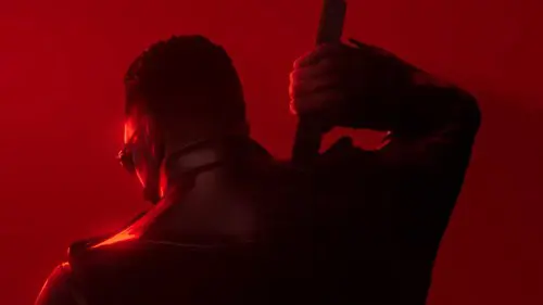 Blade draws his sword in the trailer for Marvel's Blade.