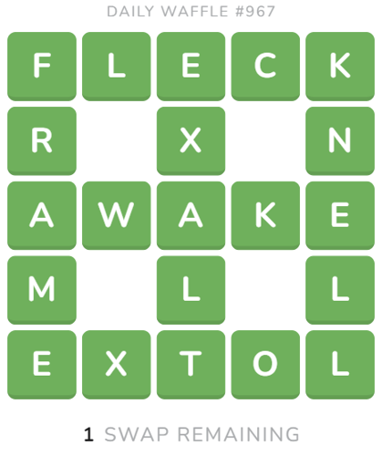 'Waffle' answers & hints for today's game on September 14th