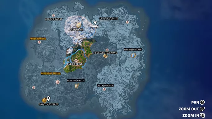 Fortnite Mod Bench locations Chapter 5
