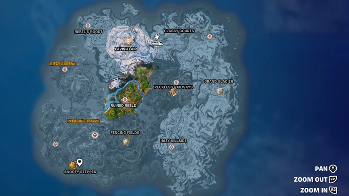 Fortnite Mod Bench locations Chapter 5