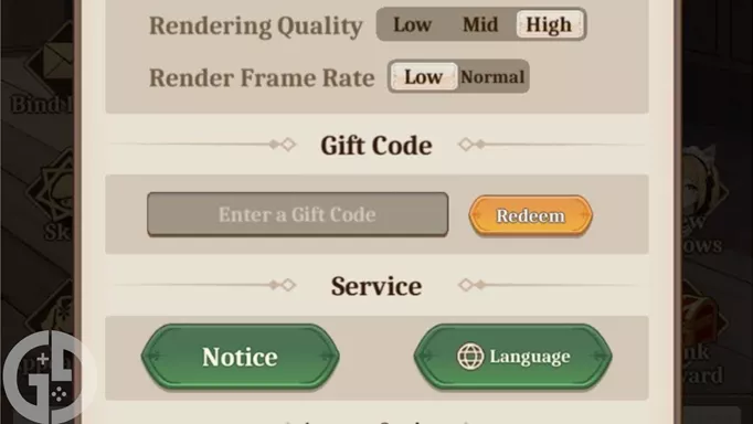 Image showing you how to redeem Isekai Slow Life codes