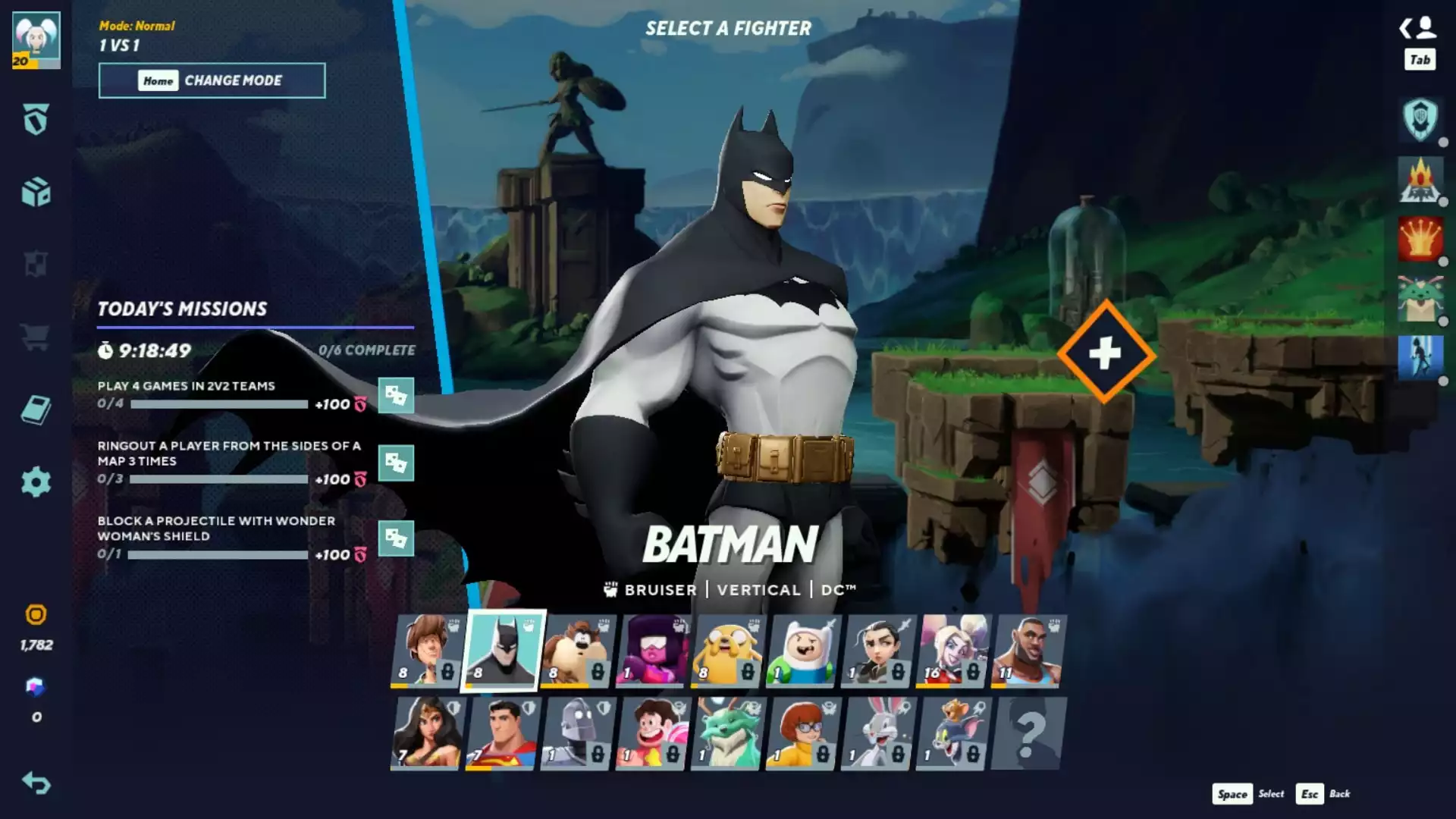 MultiVersus Batman Guide: Combos, Perks, Specials, And More