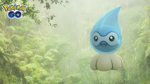 Castform's Rainy form in Pokemon GO.