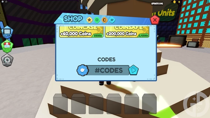 Image showing you how to redeem codes in Monster Invasion