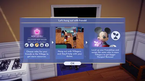 How to hangout with companions in Disney Dreamlight Valley