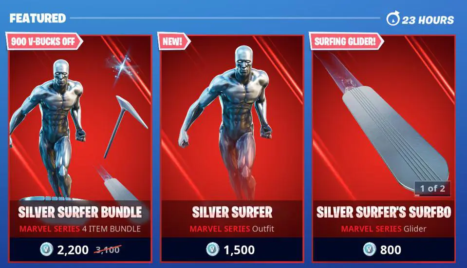 Fortnite Silver Surfer 