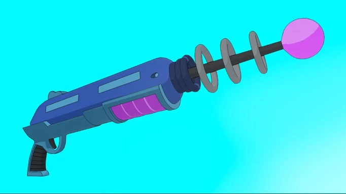 a new mythic weapon from the fortnite x futurama collab in fortnite