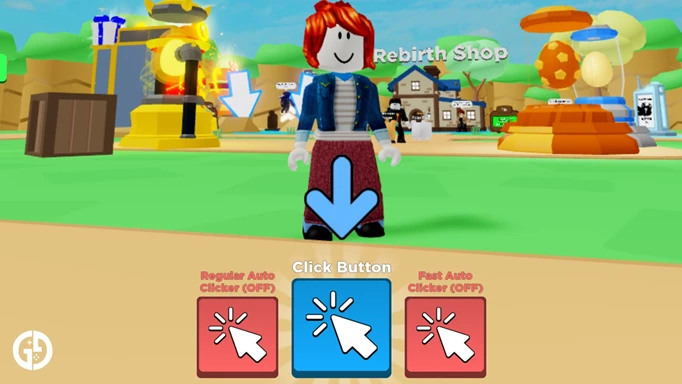 Image of Clicker Simulator gameplay in Roblox